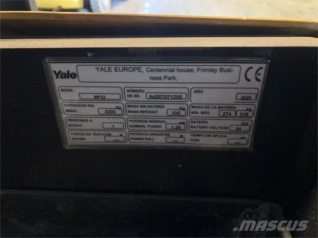 Yale MP22 Transpaleti