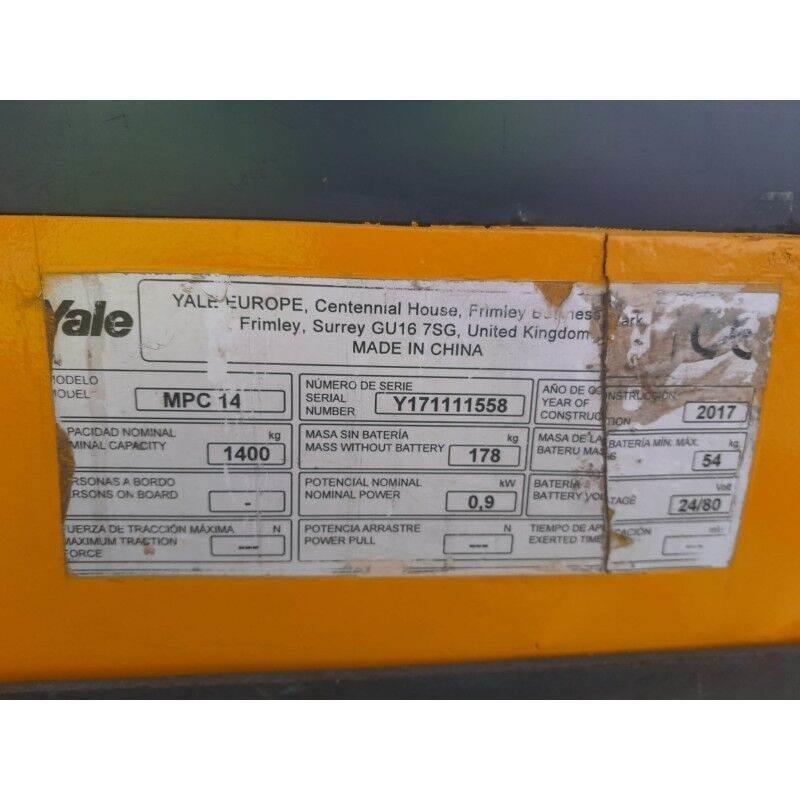 Yale MPC14 Transpaleta manuala