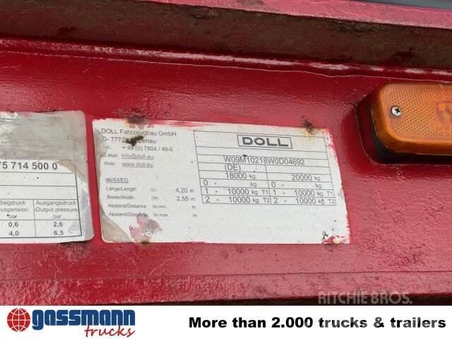 Doll M135 Nachläufer Remorci pentru lemn