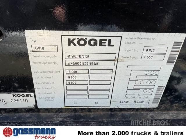 Kögel AW 18 Alte remorci