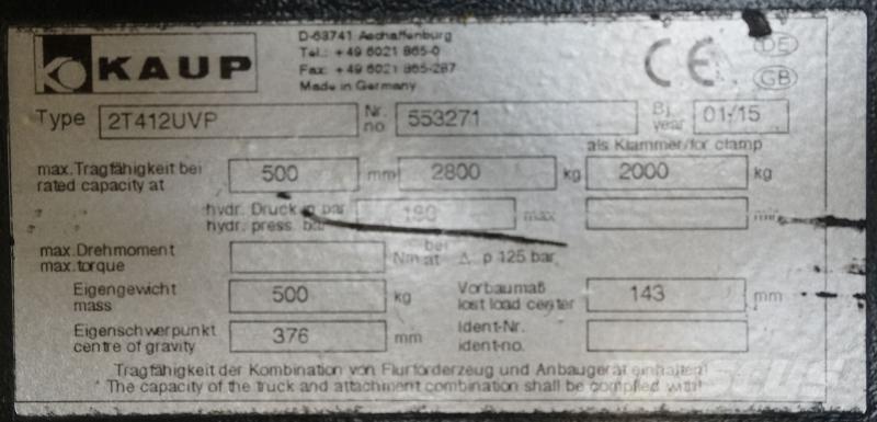 Kaup 2T412UVP Alte accesorii si componente