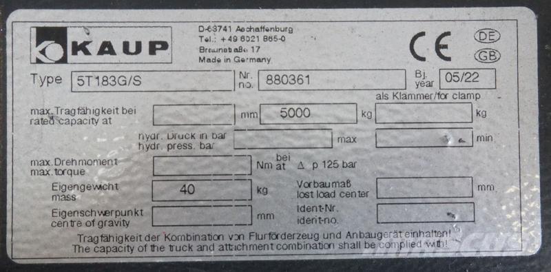 Kaup 5T183G/S Alte accesorii si componente