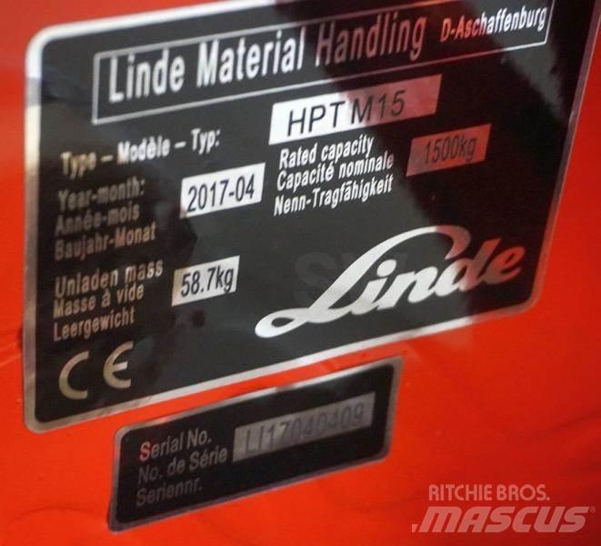 Linde HPT M 15 Transpaleta electica cu furca