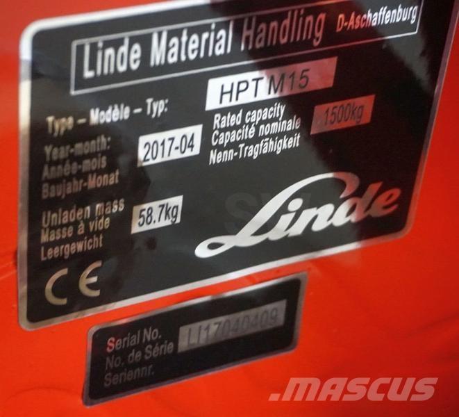 Linde HPT M 15 Transpaleta electica cu furca