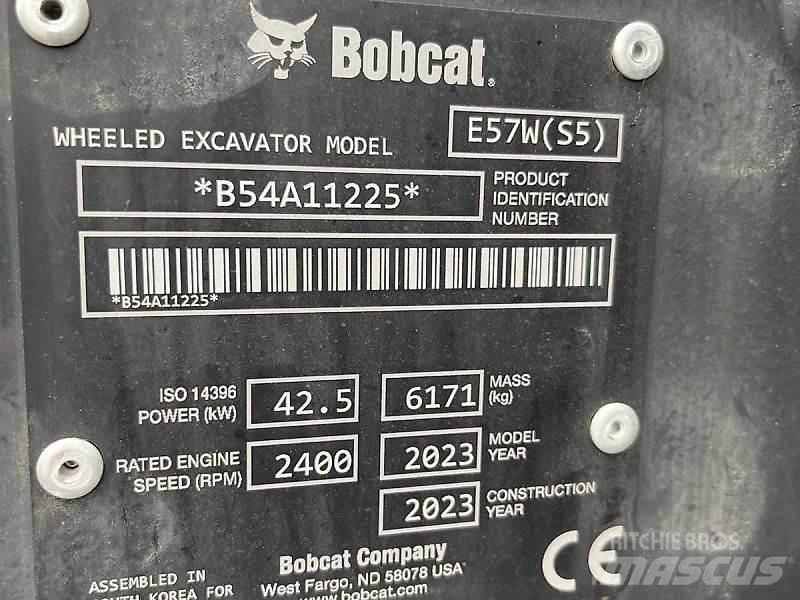 Bobcat E57W Excavatoare cu roti