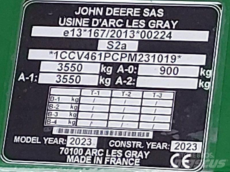 John Deere V461M Utilaje agricole - Altele