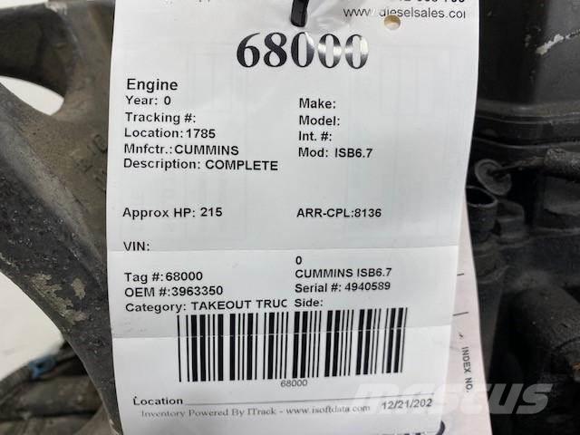 Cummins ISB6.7 Motoare