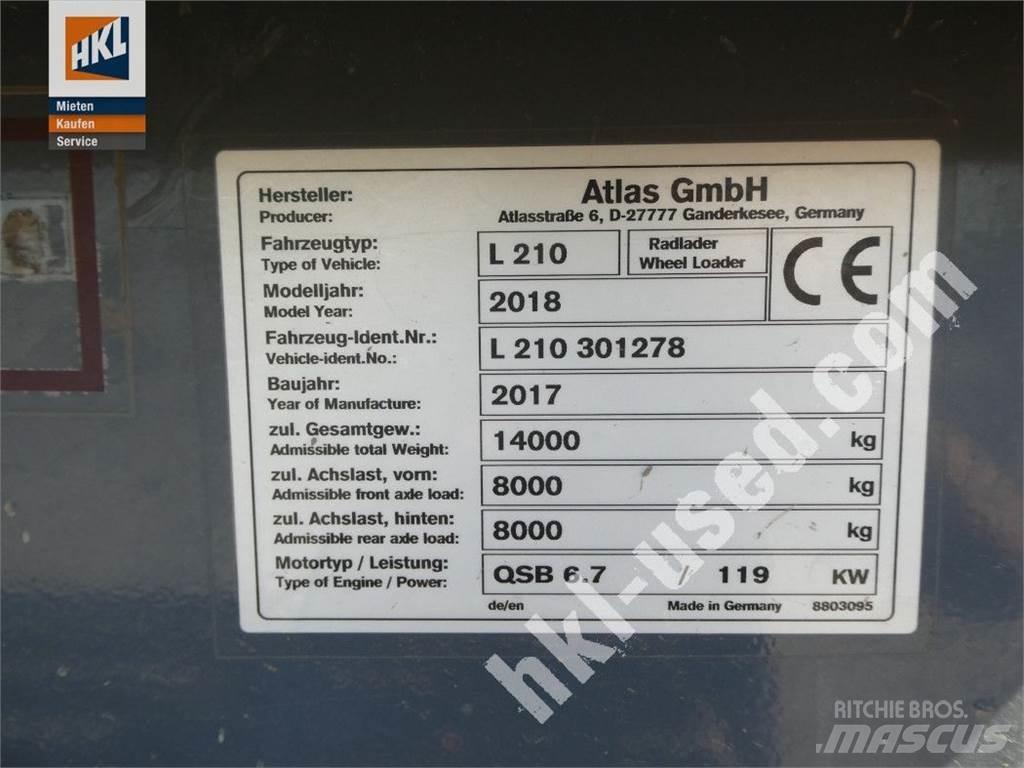 Atlas L 210 Incarcator pe pneuri