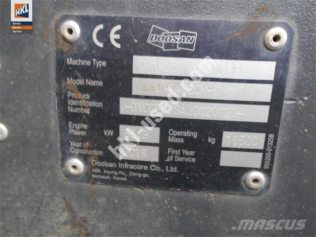 Doosan DX 140 LCR-5 Excavatoare pe șenile
