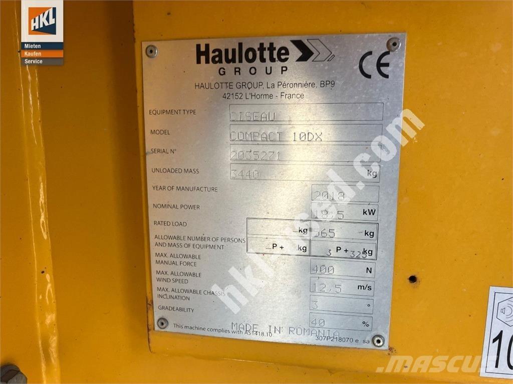 Haulotte COMPACT 10 DX Utilaje construcții - Altele