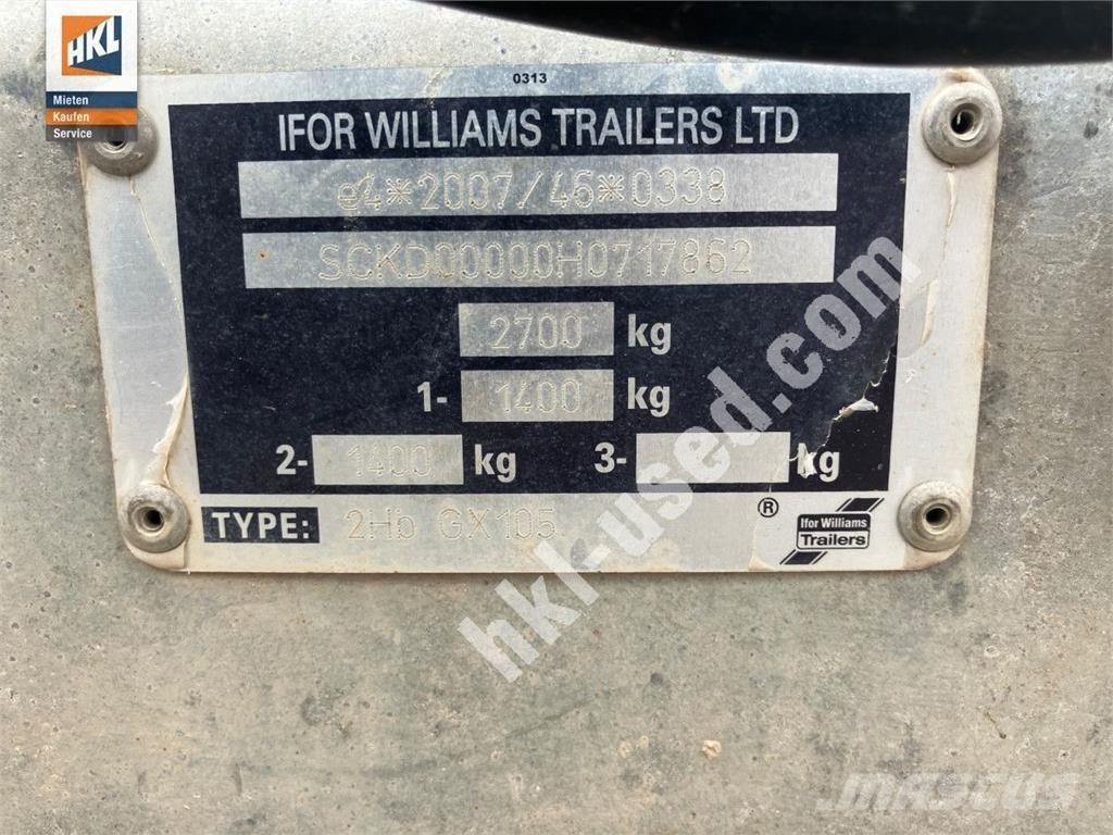 Ifor Williams GX 105 Utilaje construcții - Altele