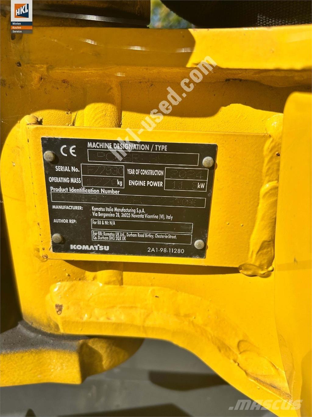 Komatsu PC 16 R-3HS Mini excavatoare < 7t