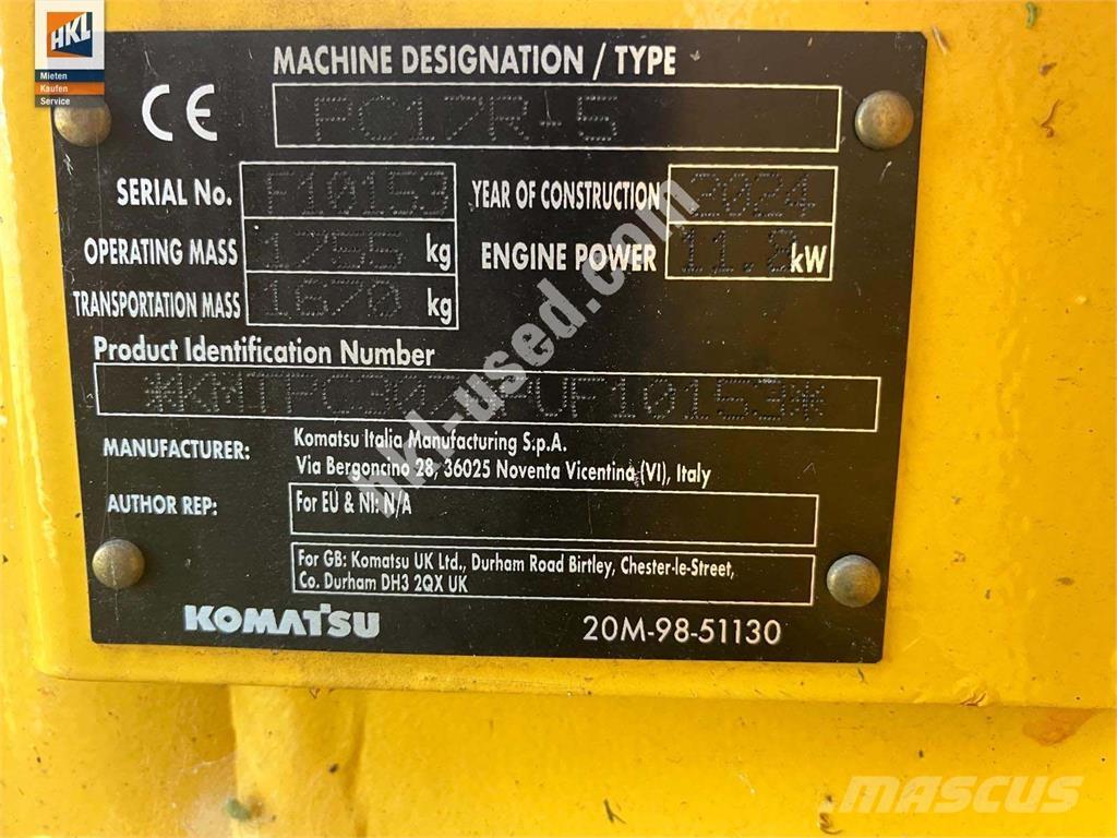 Komatsu PC 17 R-5 Mini excavatoare < 7t