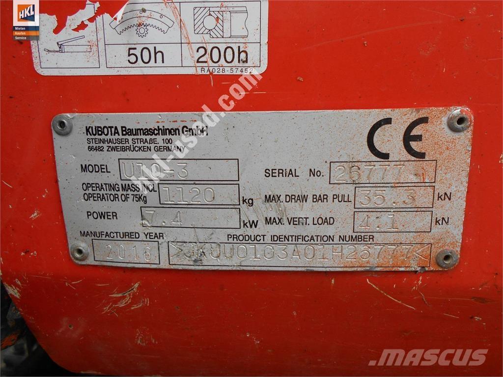 Kubota U 10-3 Mini excavatoare < 7t