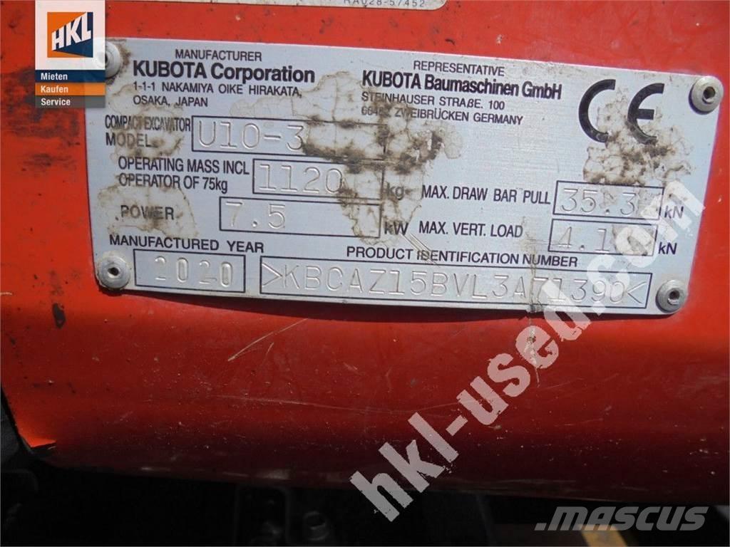 Kubota U 10-3 Mini excavatoare < 7t