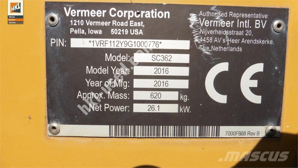 Vermeer SC 362 Utilaje construcții - Altele