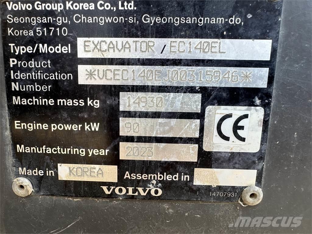  2023 Volvo EC140EL Utilaje construcții - Altele