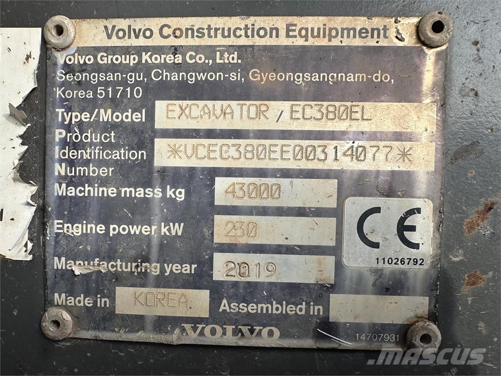 Volvo EC380E Utilaje construcții - Altele