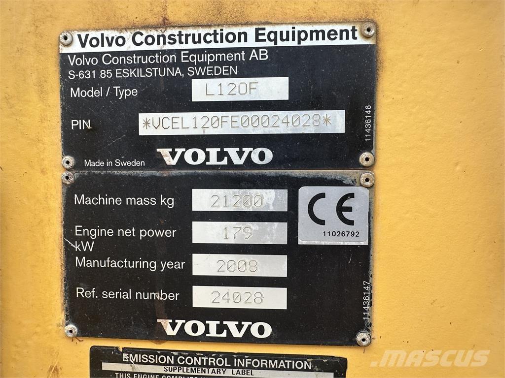 Volvo L120F Incarcator pe pneuri