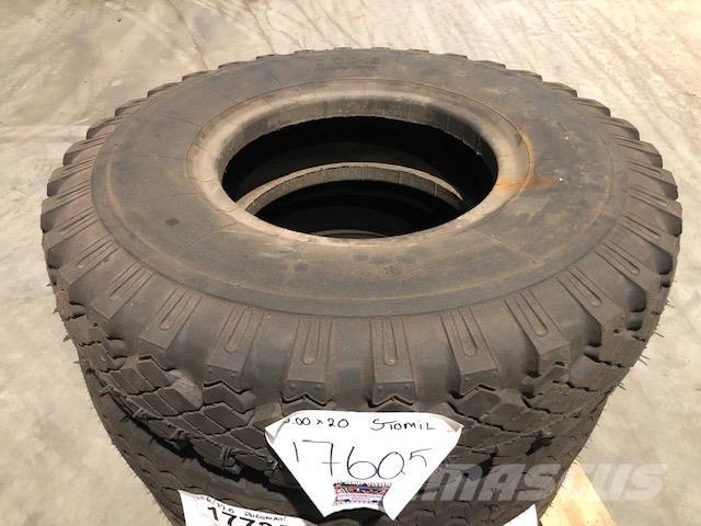  10.00-18 Stomil dæk - 3 stk. Anvelope, roti si jante