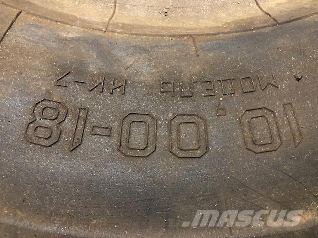  10.00-18 Stomil dæk - 3 stk. Anvelope, roti si jante