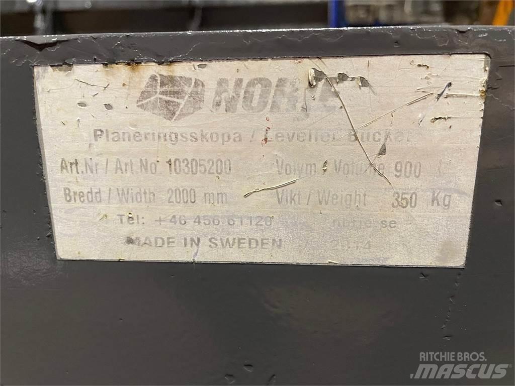  2000 mm Læsseskovl Pistoane