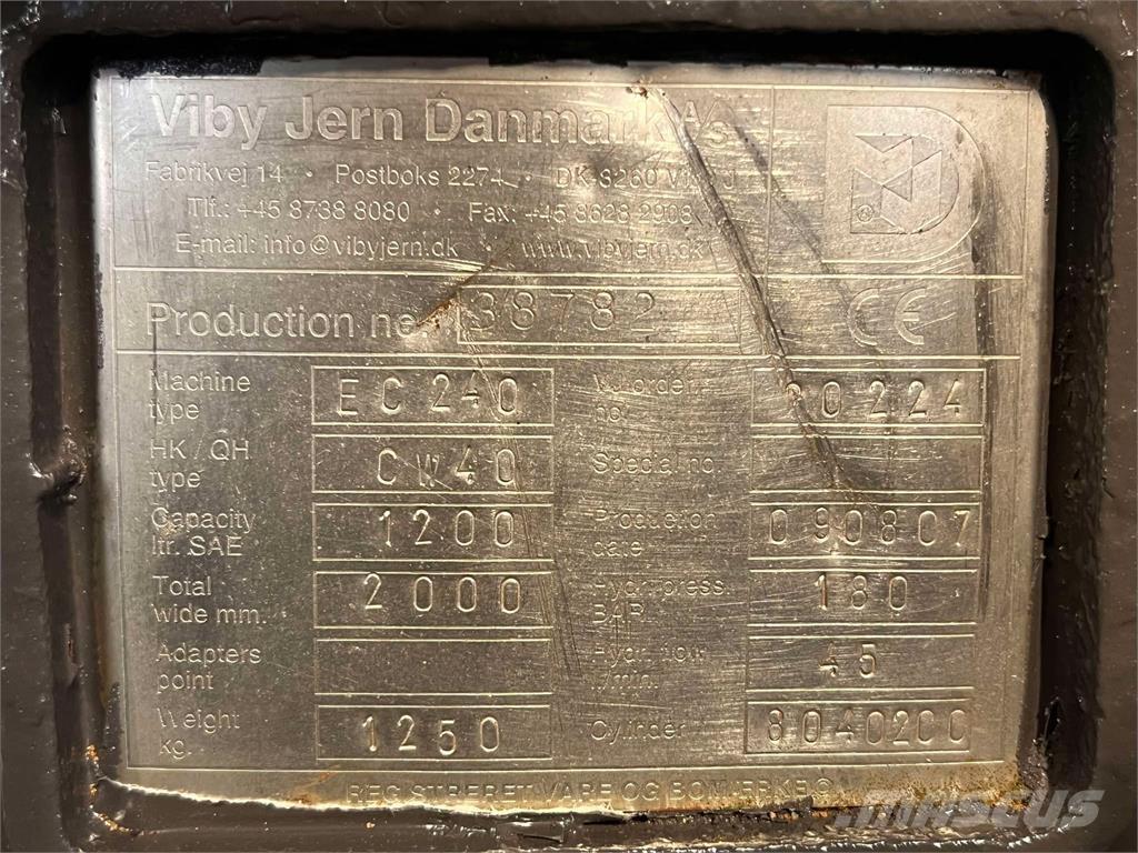  2000 mm Tiltskovl Pistoane