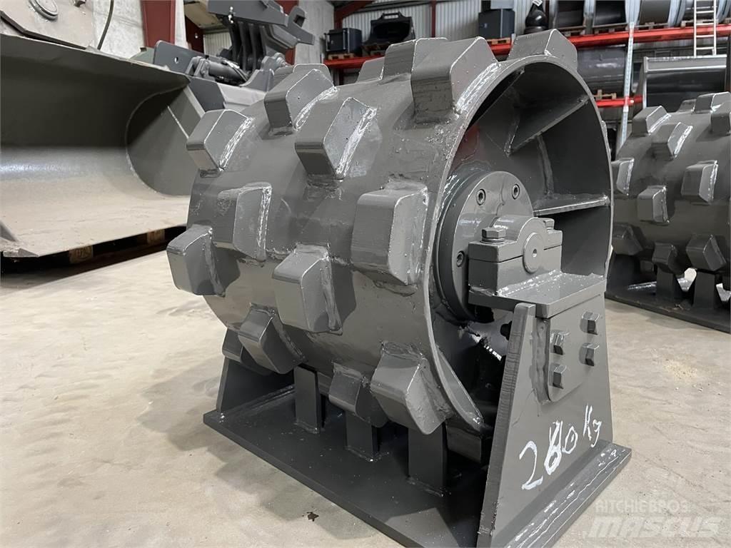  450 mm kompaktorhjul Cilindri compactori cu roti