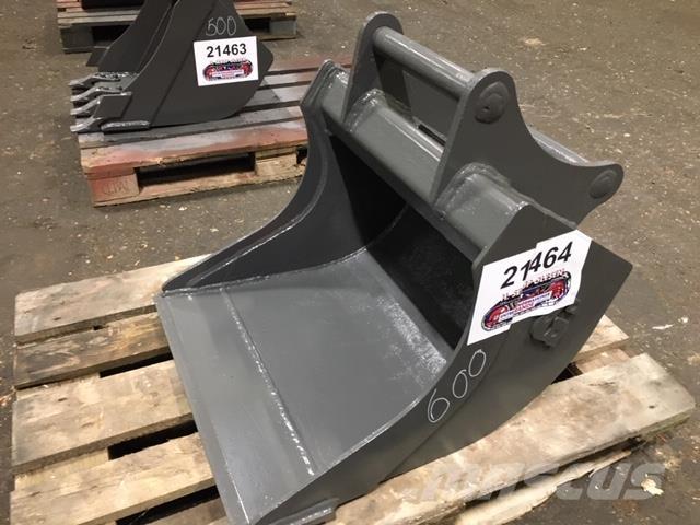  600 mm Graveskovl ex. Demo Pistoane