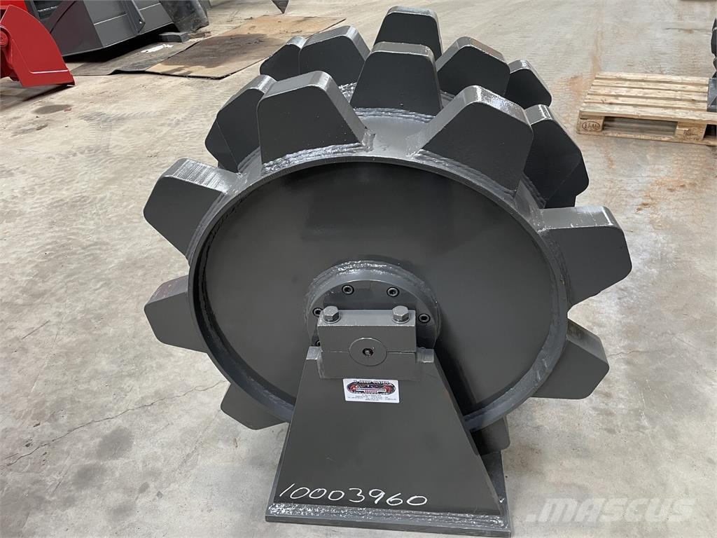  650 mm kompaktorhjul Cilindri compactori cu roti