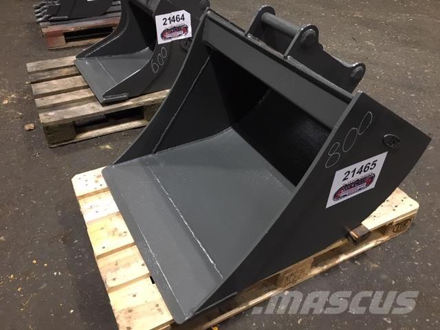  800 mm Graveskovl ex. Demo Pistoane