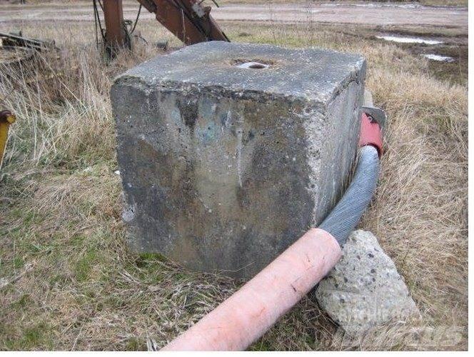  Ballastvægt 1 stk. - 2300 kg Piese si echipamente pentru macara
