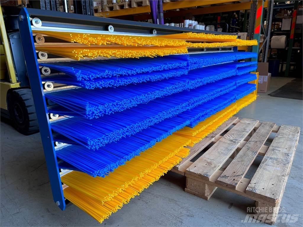  Børstesæt 2400 mm kost Lame pentru dezapezire si pluguri
