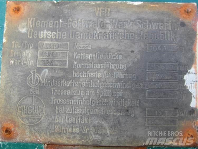  Capstan spil VEB 1AVSP3 Dispozitive de ridicare şi lifturi pentru materiale