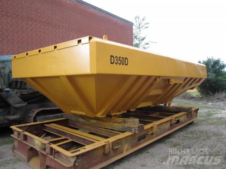 CAT D350D dumperkasse, brugt Minitractor de teren