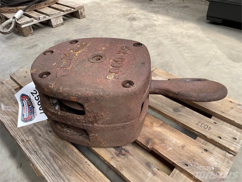 Demag løfteblok - 9000 kg Piese si echipamente pentru macara