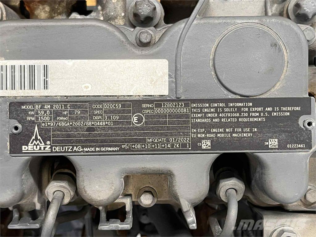 Deutz BF 4M 2011 C motor Motoare