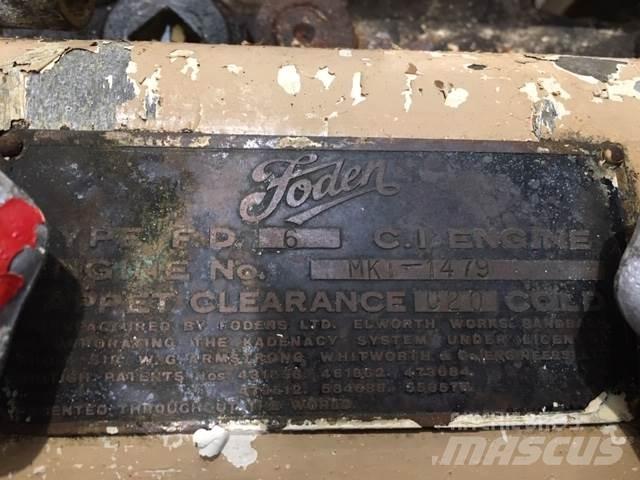 Foden type FD6 motor Motoare