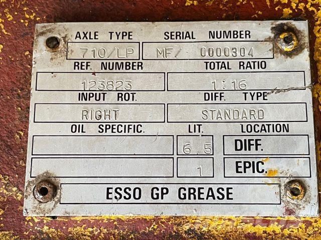  Frontaksel ex. MF50HX Axe