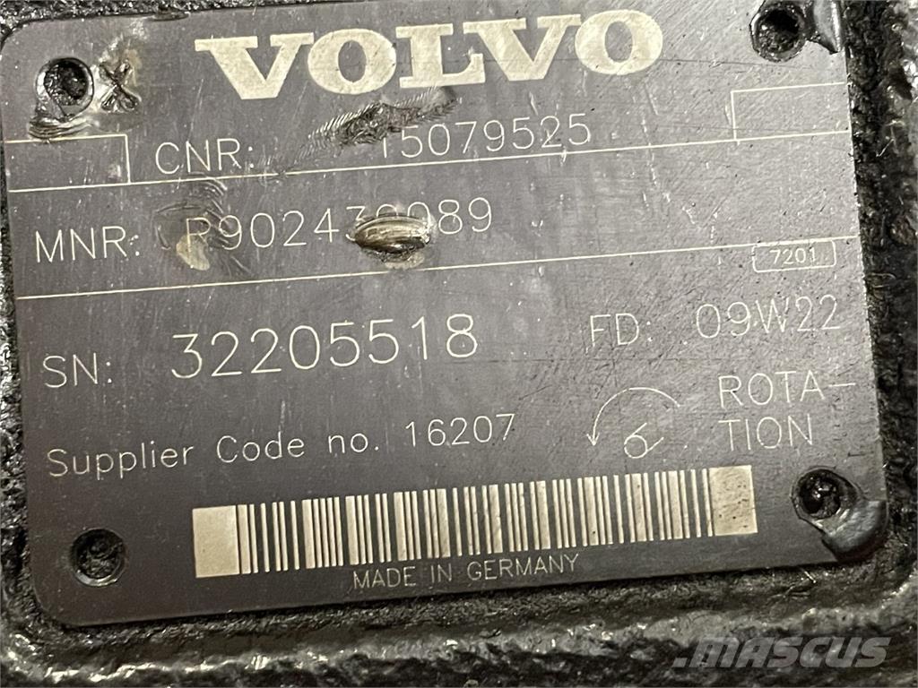  Hydr. pumpe ex. Volvo L120F Hidraulice