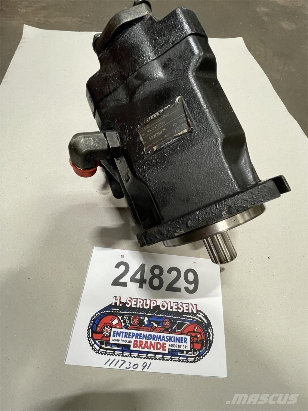  Hydr. pumpe ex. Volvo L120F Hidraulice