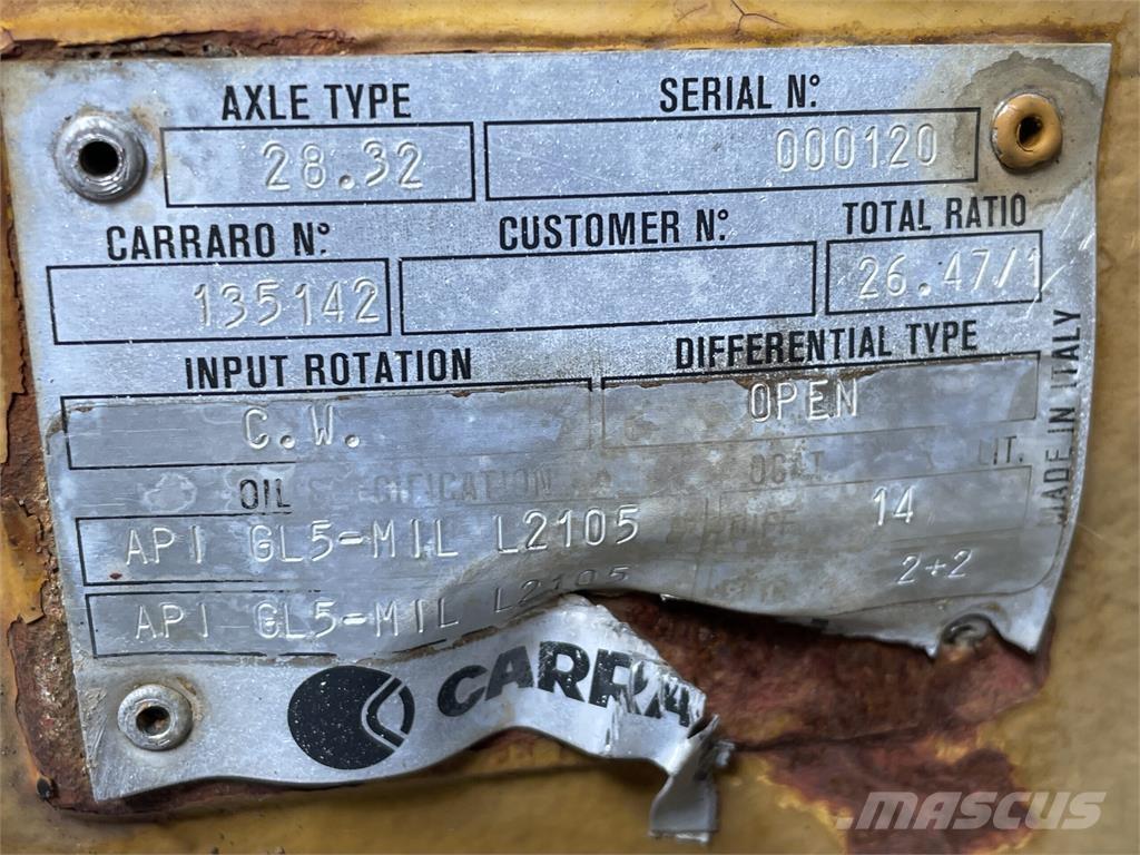 Hydrema 906B bagaksel Axe