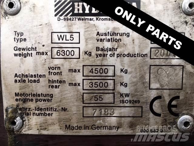Hydrema WL550B til ophug Incarcator pe pneuri