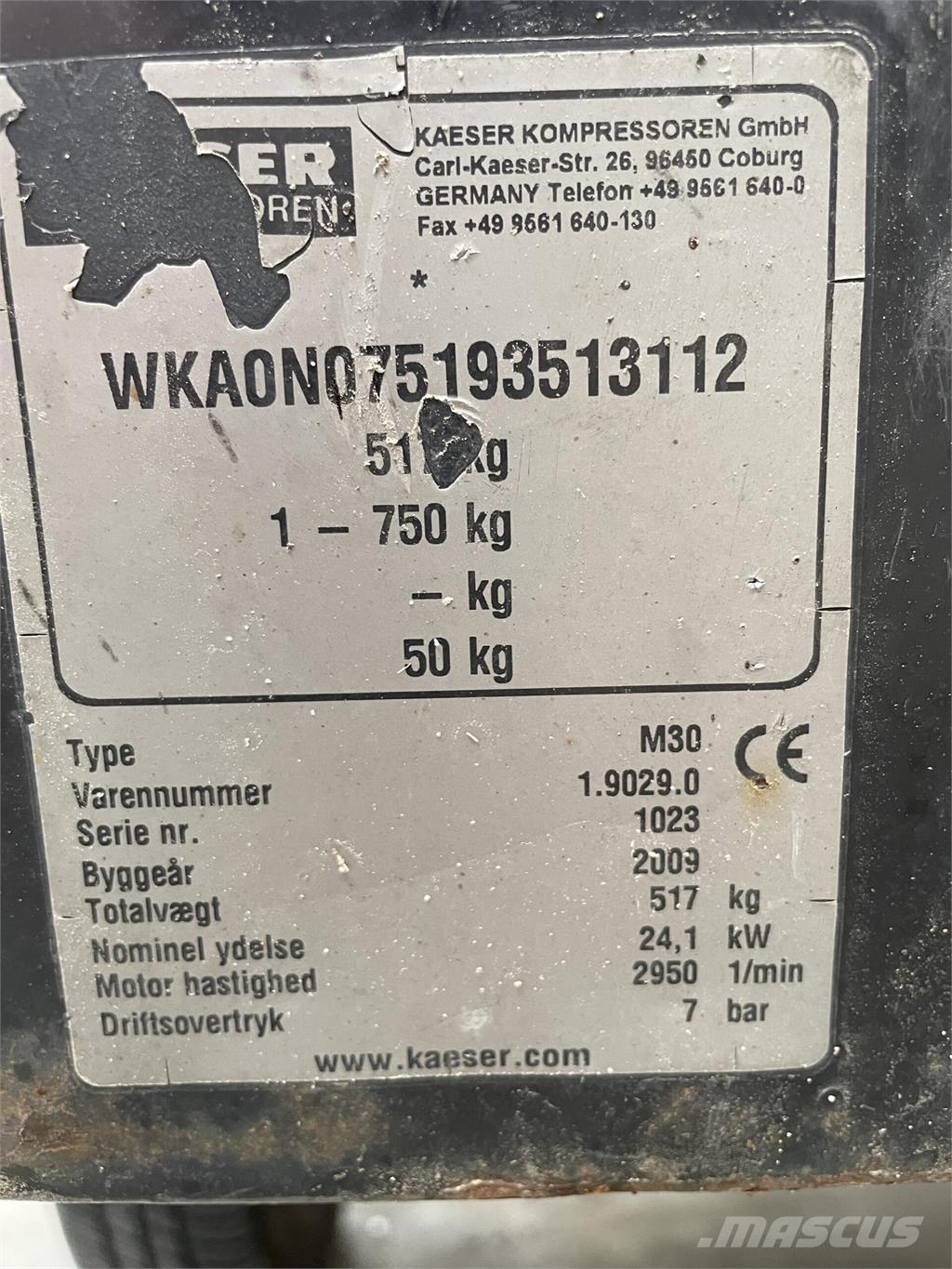 Kaeser M30 kompressor Compresoare