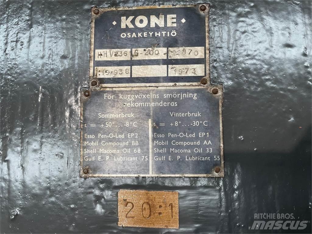 Kone Type HHV236 gear - 20:1 Cutii de viteze