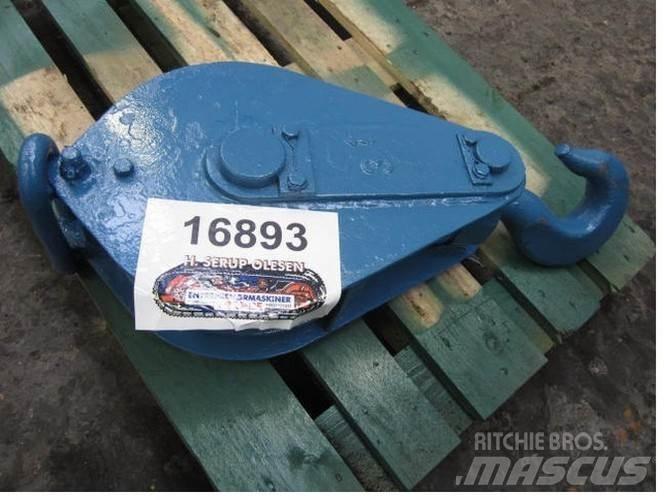  Løftekrog - 3 ton - 1 wirehjul Piese si echipamente pentru macara