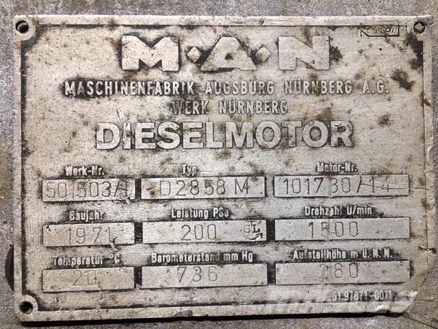 MAN D2858M V8 motor Motoare