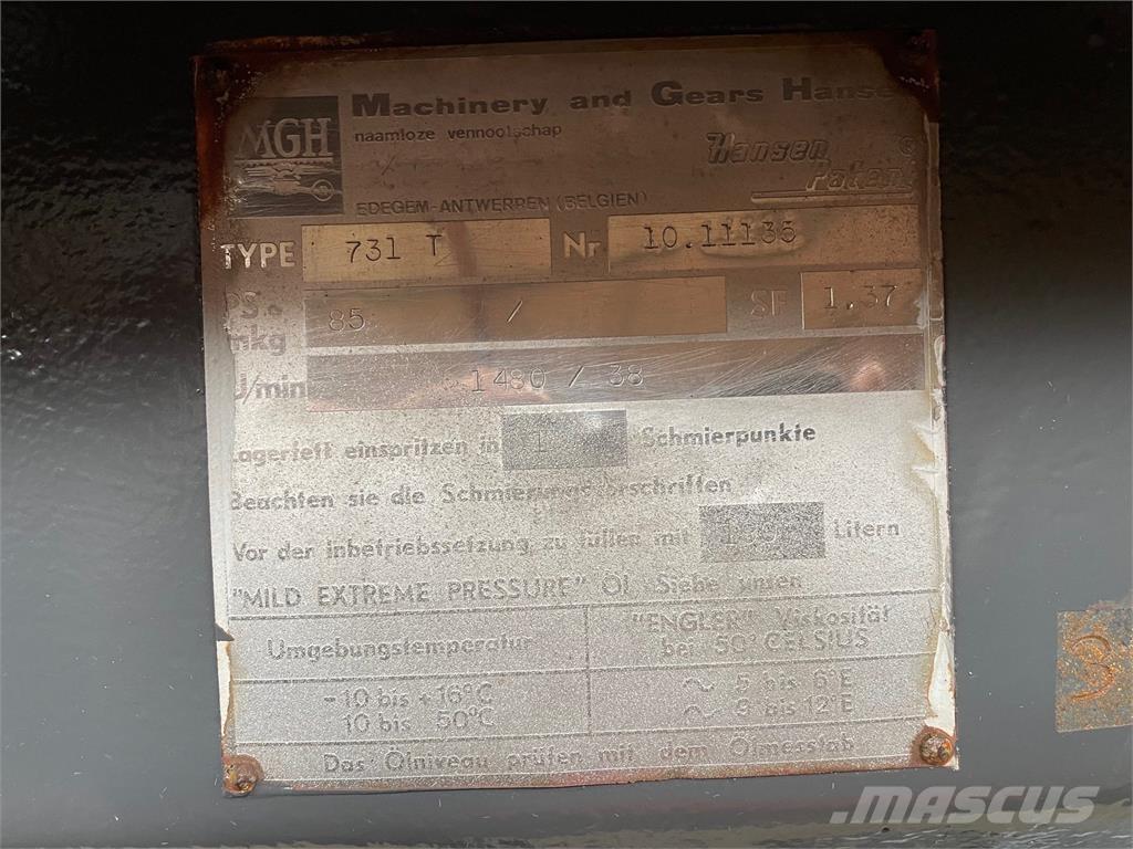  MGH Type 731 T gear - 39:1 Cutii de viteze