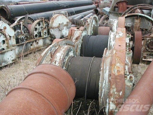  Piloteringsspil 3 tromler Dispozitive de ridicare şi lifturi pentru materiale
