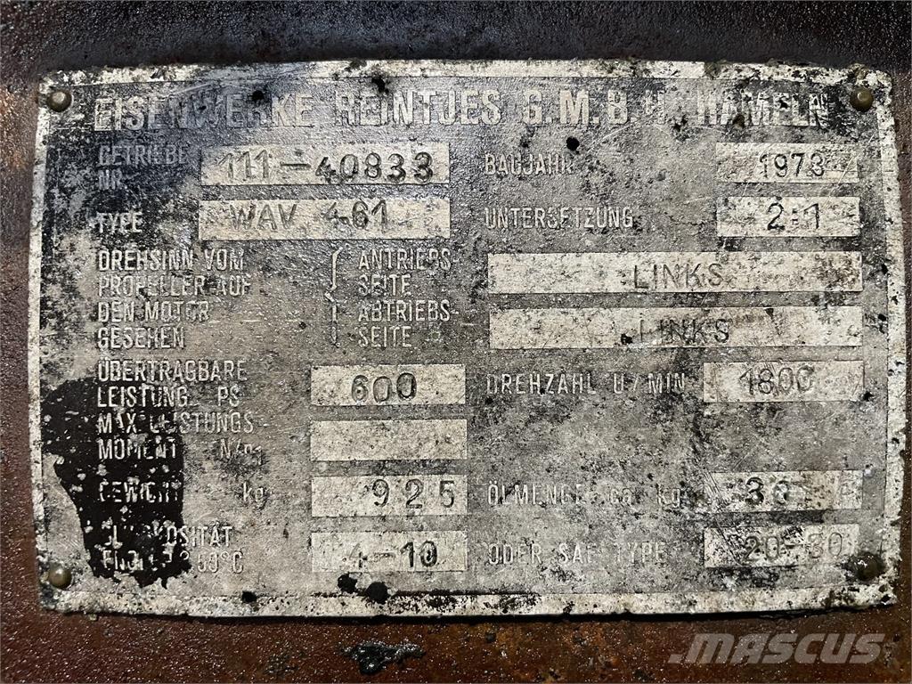 Reintjes WAV 461 Gear Cutii de viteze